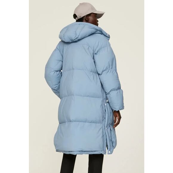 THE ARRIVALS Turbo Puffer Sleeper Coat Vintage Blue Long Sleeve Women's XS - Picture 4 of 12